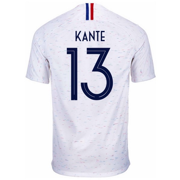 Camiseta Francia 2ª Kante 2018 Blanco